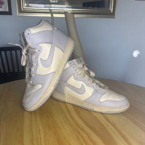 Nike Dunk High Football Grey 2021 Size 10M/11.5W Used Authentic Shoes DD1869-102